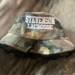 CAMO LACROSSE BUCKET HAT STEVENSON U SZ SMALL